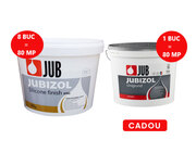 Jubizol Finish Silicone XS - 25 Kg, 1,5 mm (8 BUC) + Unigrund 18 Kg (1 BUC)