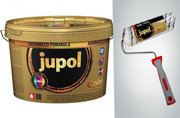 Vopsea lavabila pentru interior Jupol Gold Advanced 15 L + Trafalet Gold 25cm