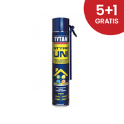 5+1 Gratis - Styro uni adeziv spuma 750ml, Tytan Professional